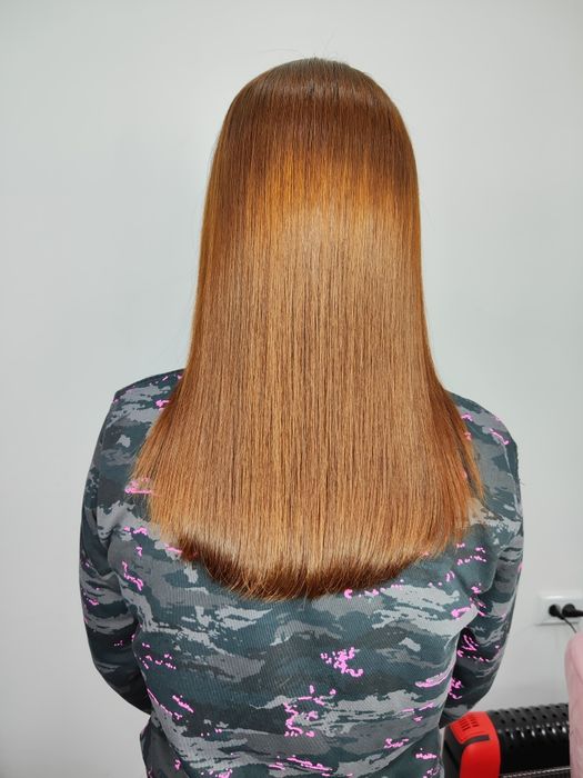 Кератиновое выпрямление