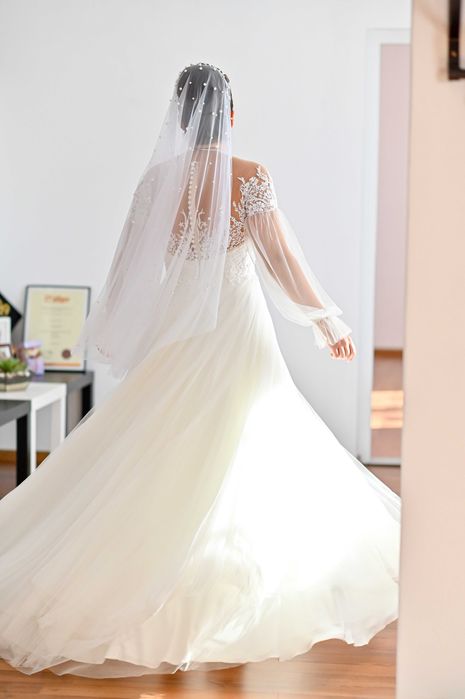 Rochie de mireasa tip A line White Lady