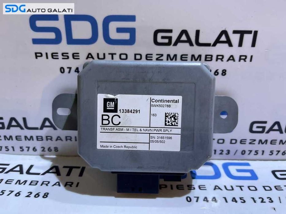 Unitate Modul Calculator Control Navigatie Telefon Opel Astra J 2009 - 2016 Cod 13384291 [L3512]