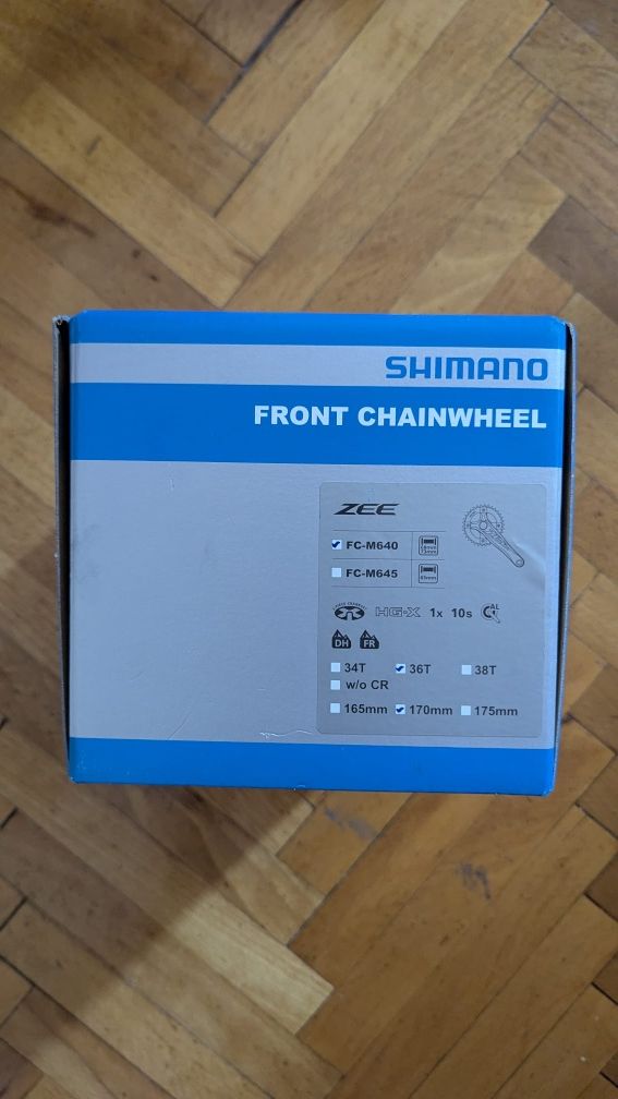 angrenaj pedalier Shimano ZEE NOU