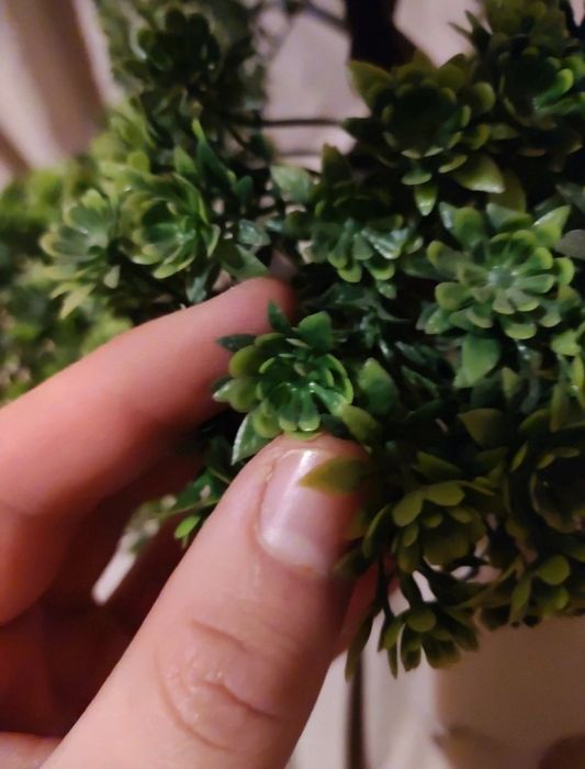 Bonzai din plastic in ghiveci ceramic