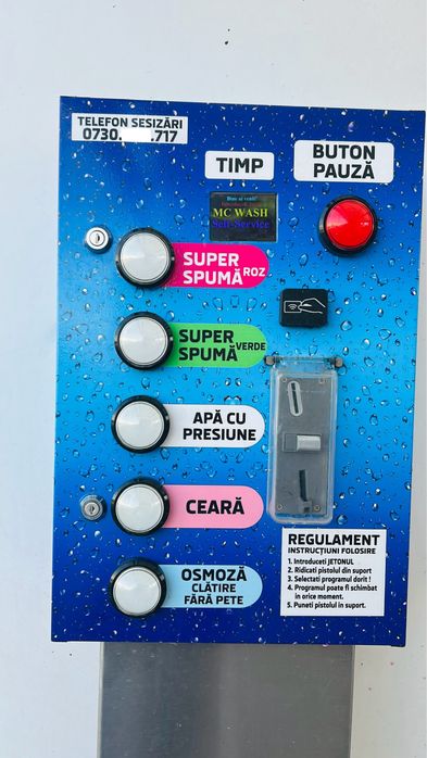 Automatizare Spalatorie Auto CarWash SelfService