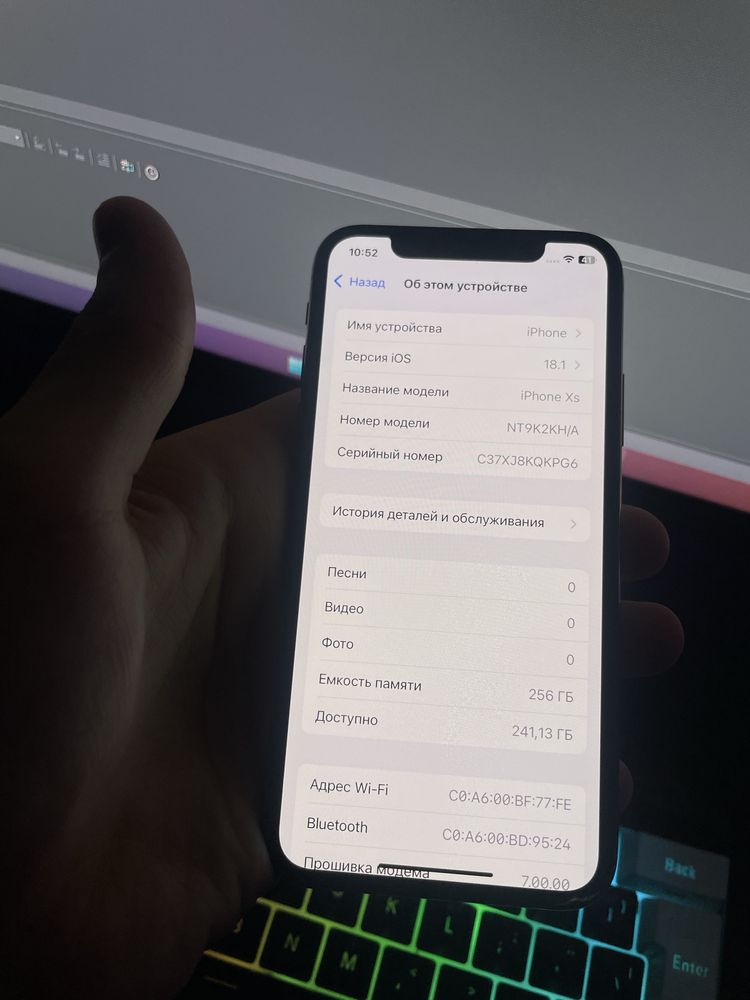 IPhone Xs  256/kh