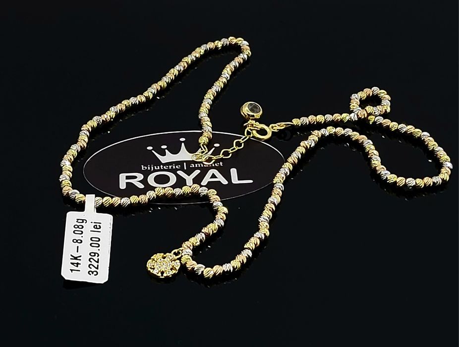 Bijuteria Royal lant din aur 14k 8.08 gr