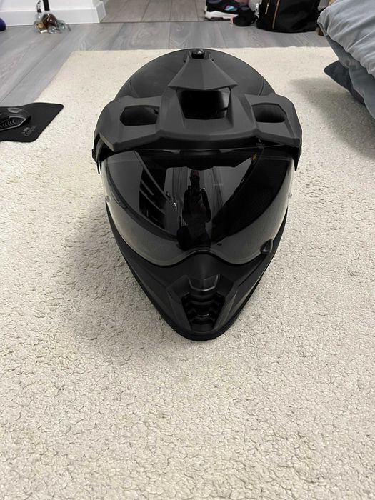 Casca moto Klim KRIOS PRO ECE din Carbon, viziera Heliomata impecabila