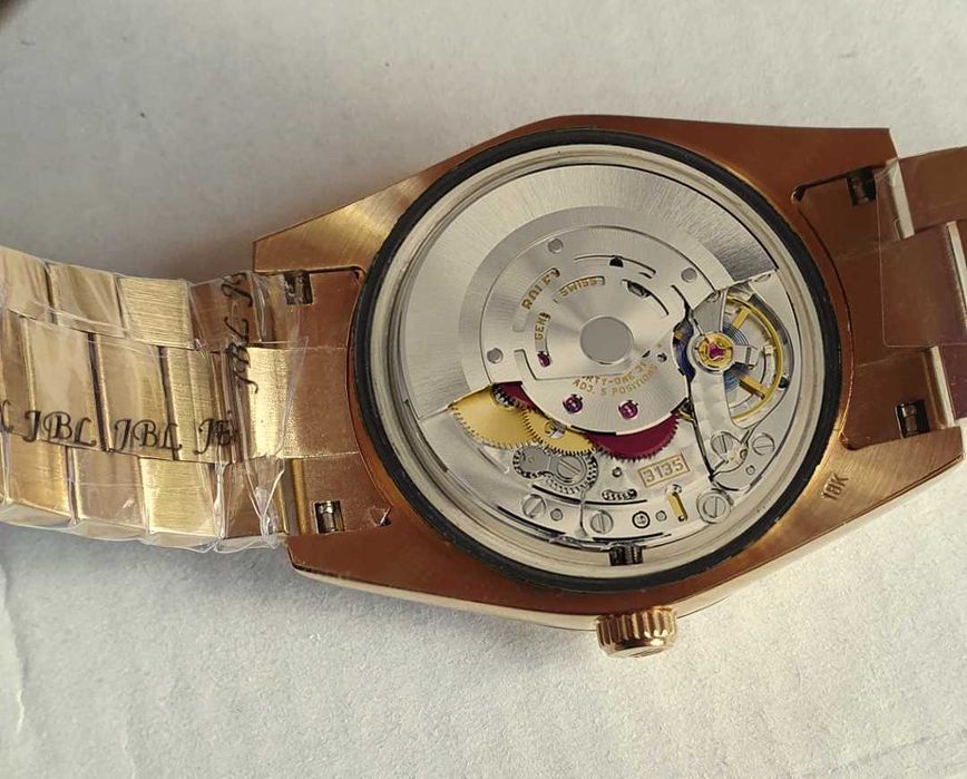 Rolex President Gold Green Day - Date