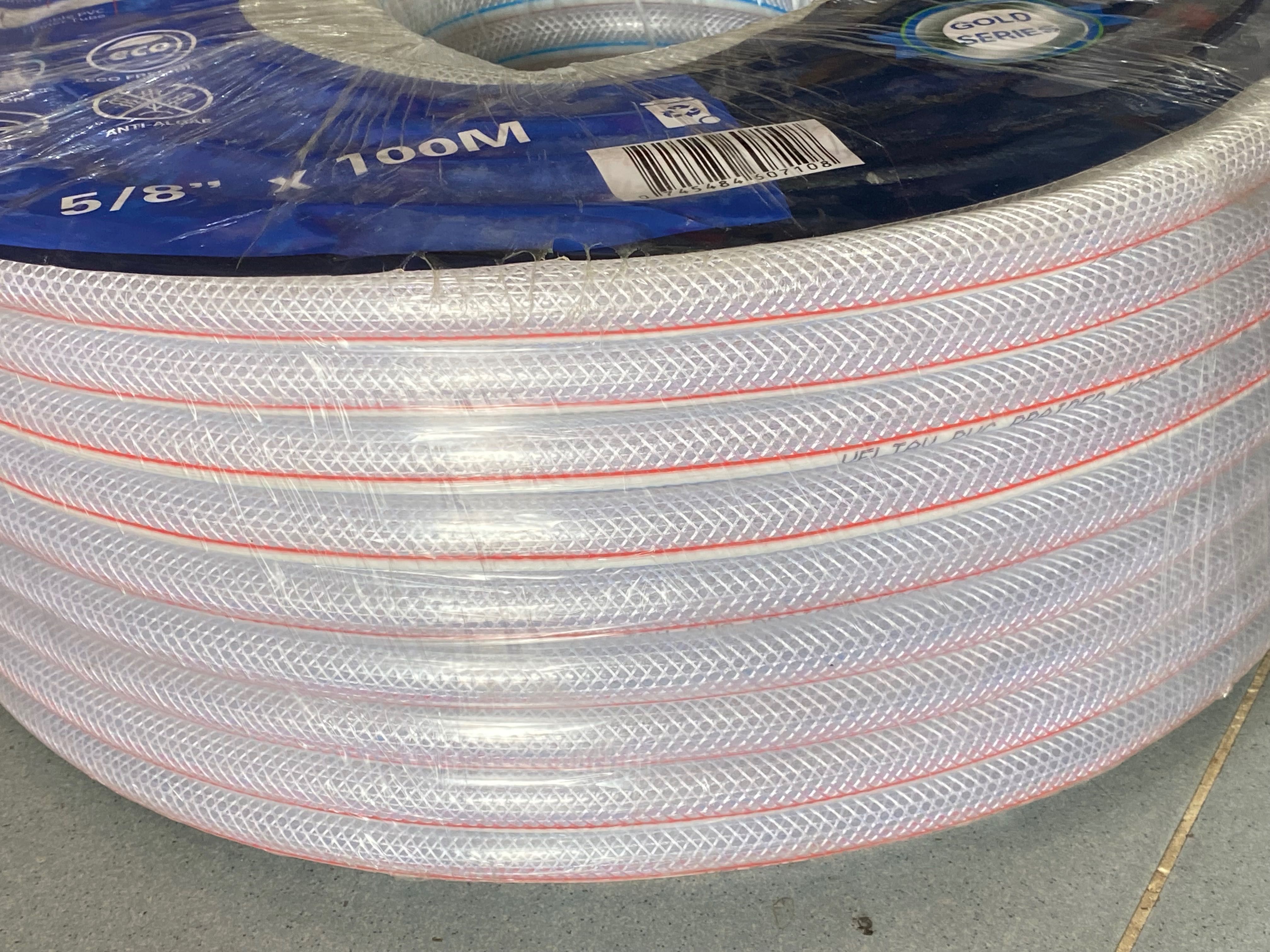 Furtun gradina, cu insertie,3/4 tol, rola 50 metri, Galben, anti-Alge
