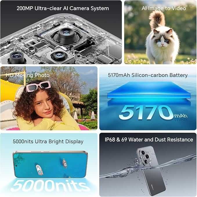 Нов! 2г. Гаранция! Honor 400 Pro 5G Dual 12GB RAM 512GB Grey, Black