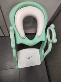 Детска седалка за тоалетна чиния със стълба