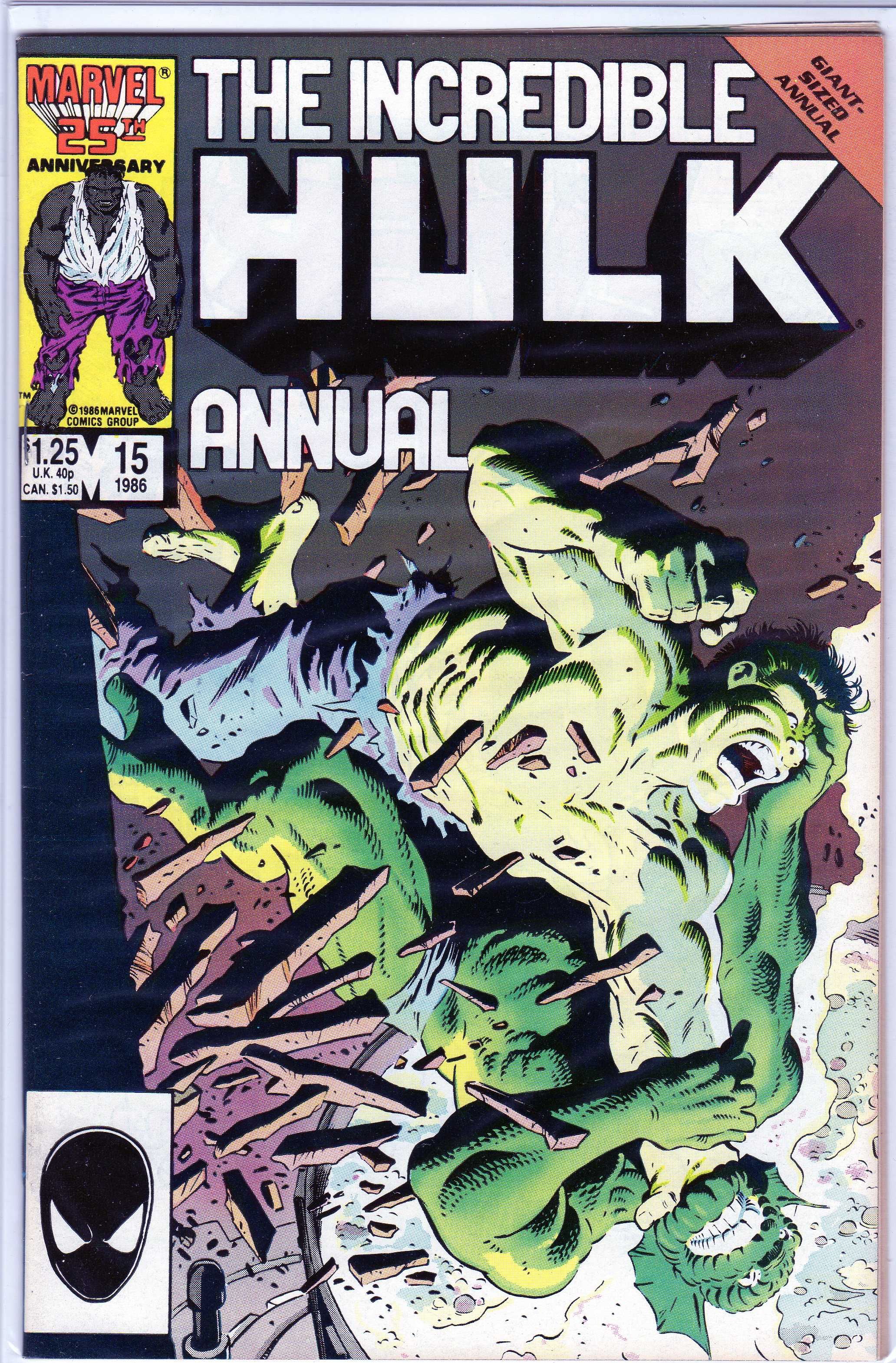The Incredible Hulk Annual #15 Marvel Comics Comic Book 1986