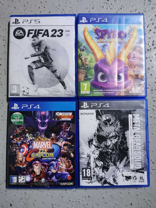 Диски с играми на PS4/PS5