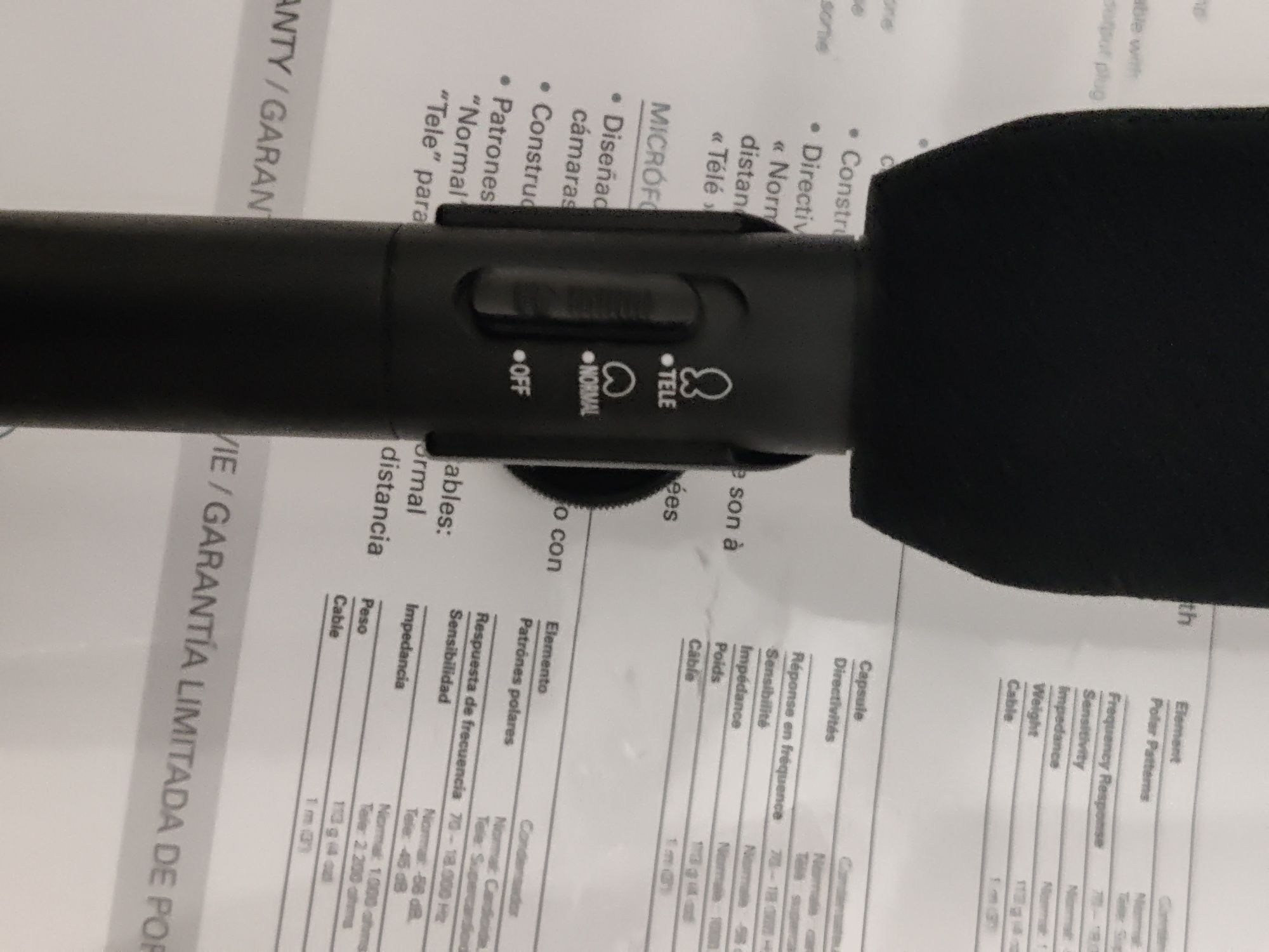Microfon shotgun audio Technica atr6550 microfon camera video