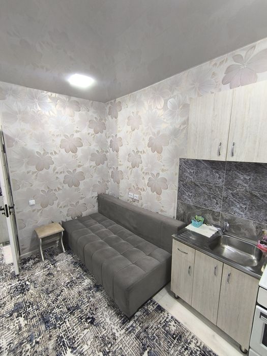 Аренда 1 ком-Студия Сергели 2. С обстановкой 4/4 кирпич 18 м2. Ремонт