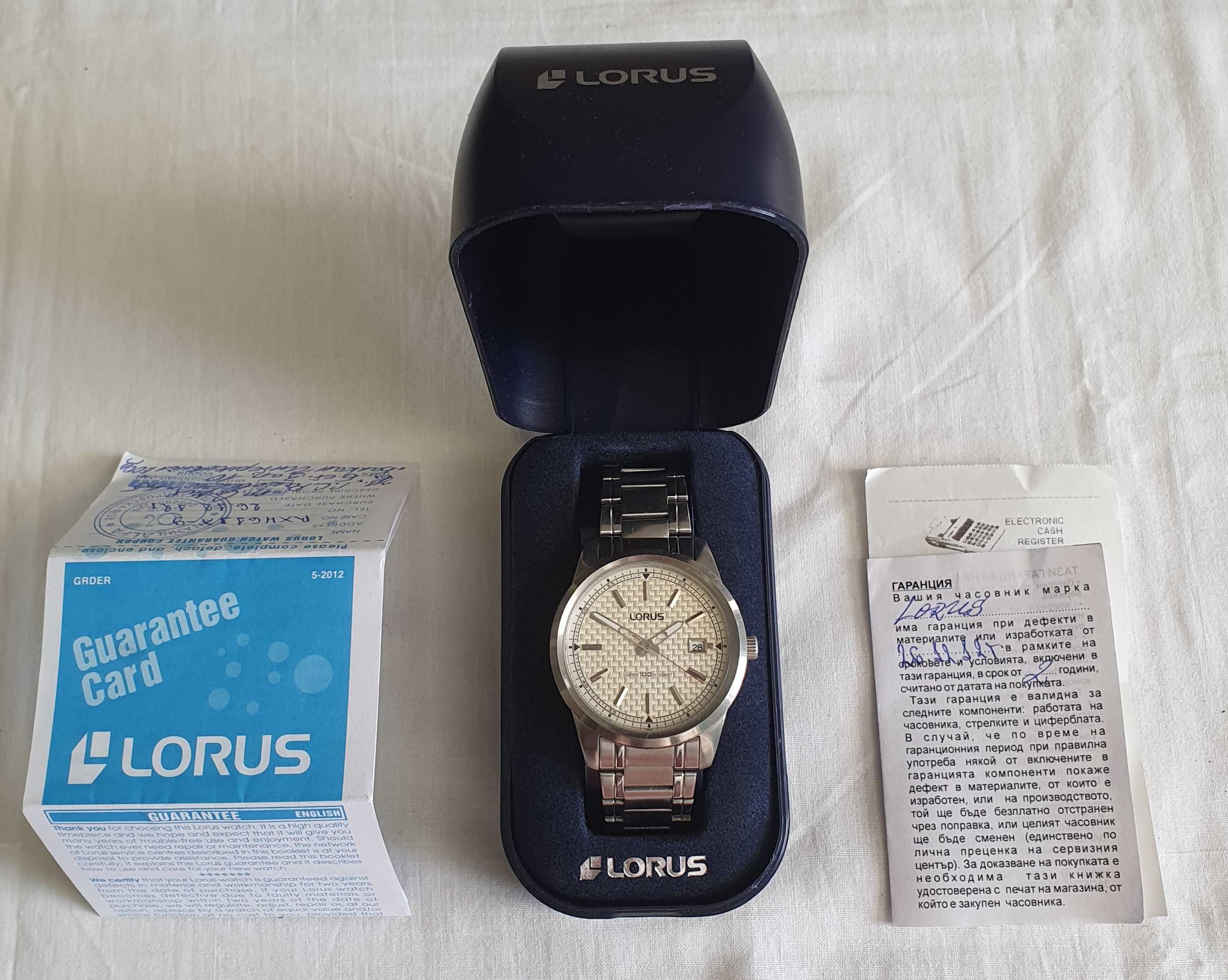 Комплект часовници : Lorus VX42, Fossil CH2601