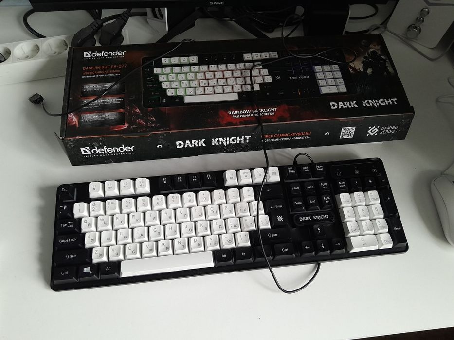 Клавиатура defender,  dark knight,  мембранная