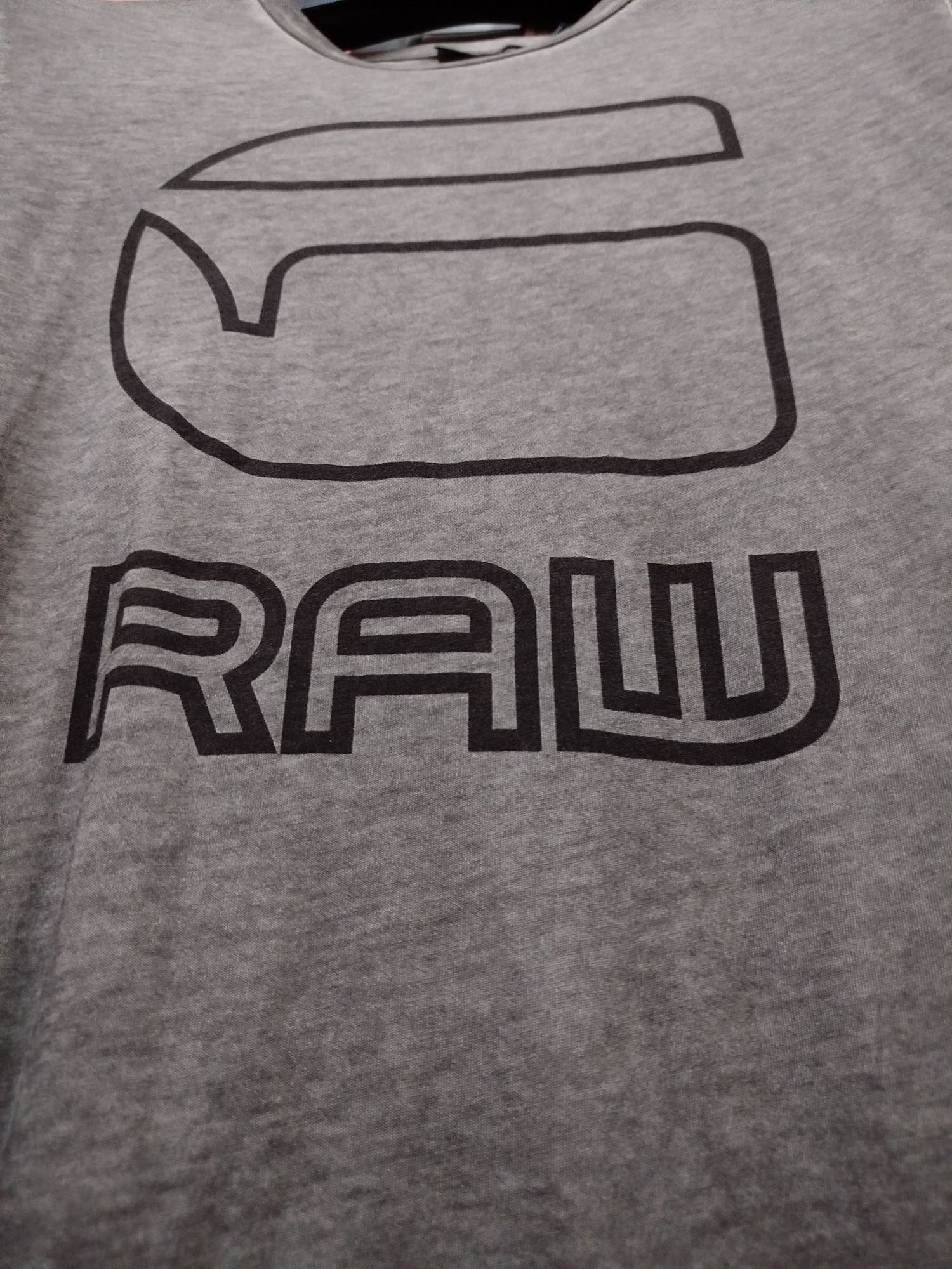 Оригинална тениска G-Star Raw Nact S нова мъжка сива