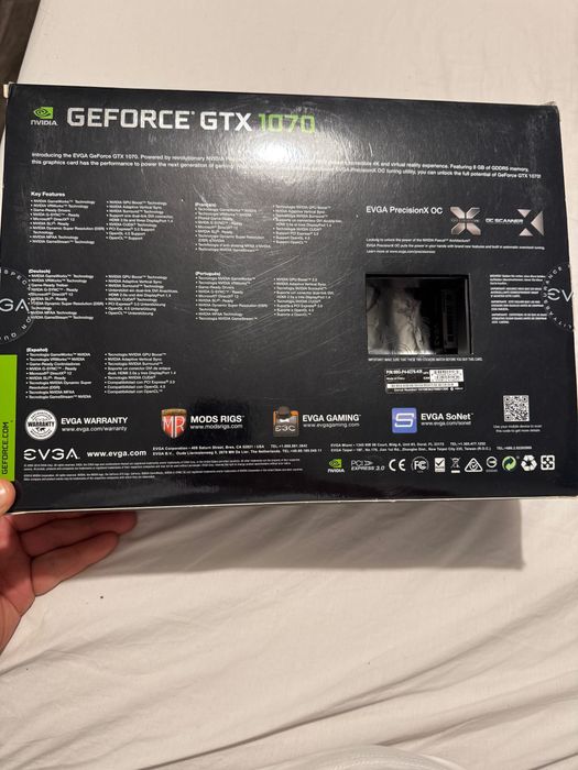 Placa video EVGA GeForce GTX 1070