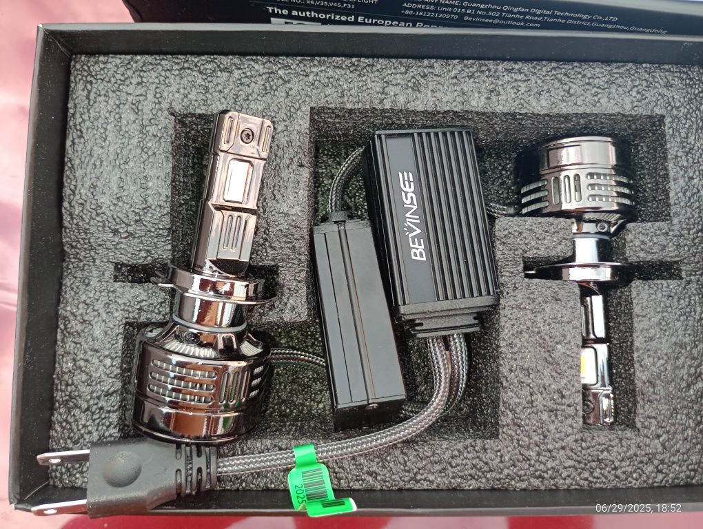 Led h7 Bevinsee v55 6000k