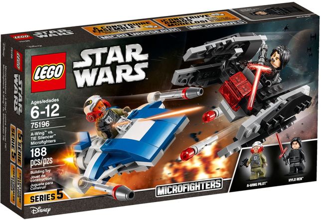 LIVRARE GRATIS- LEGO Star Wars A-Wing vs TIE Microfighter 75196 -NOU