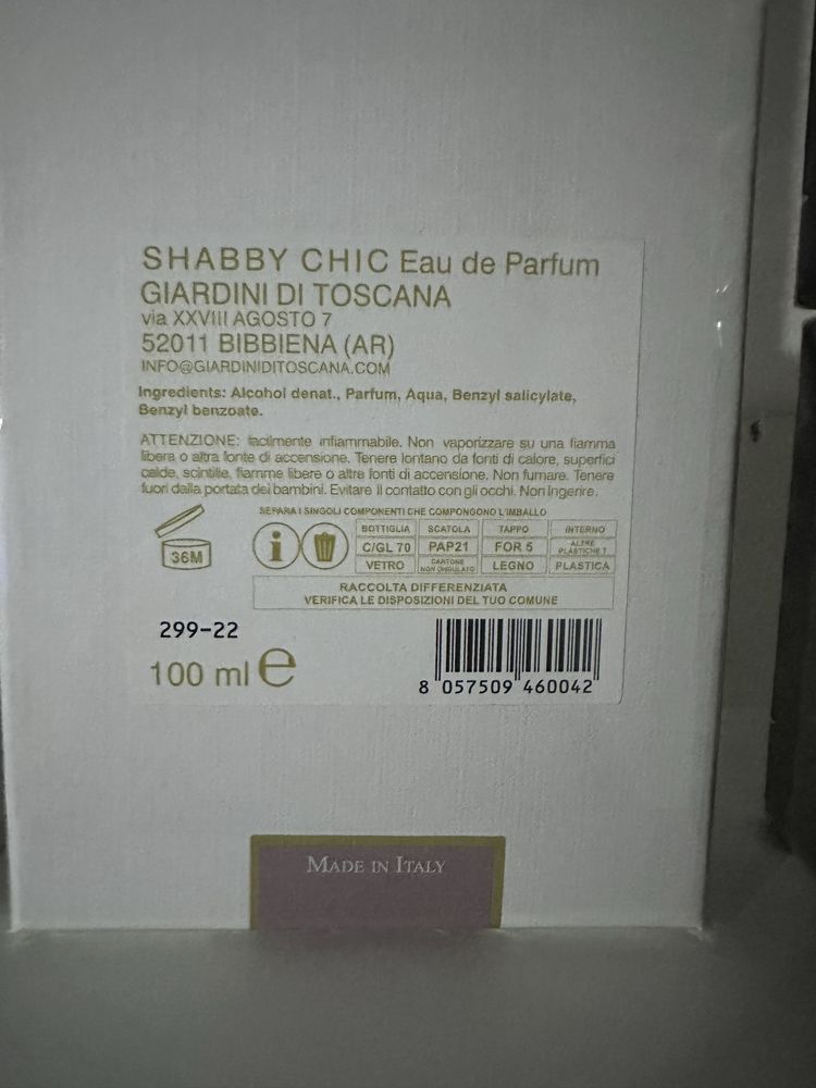 Ducci Giardini di Toscana Shabby Chic 100ml apa de parfum