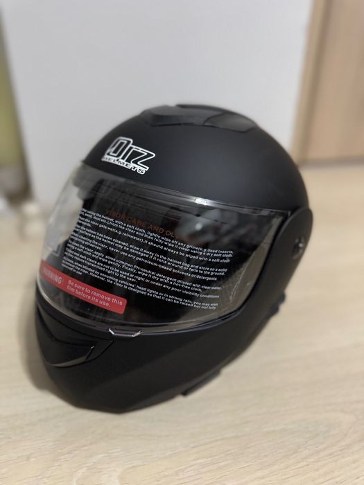 Casca flip-up moto cu ochelari și viziera S M L XL