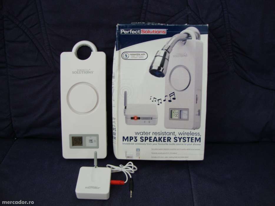 MP 3 wireless pentru baie sau cabina de dus