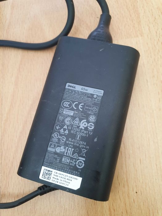 Incarcator Dell HA65NM130 65W 19,5V 3,34Ah mufa groasa cu pin central