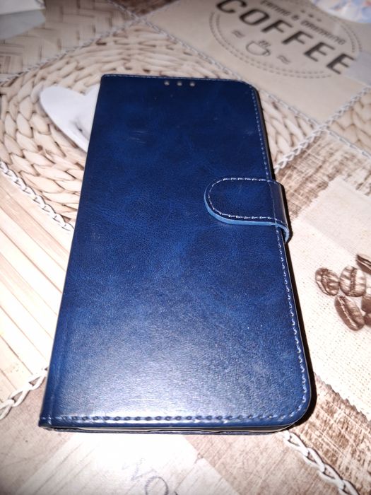 Husa portofel SMOOTH pentru Samsung Galaxy A55 5G albastra