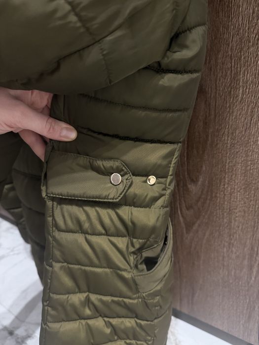 Зично яке Zara със свалящ се пух на качулката , S размер