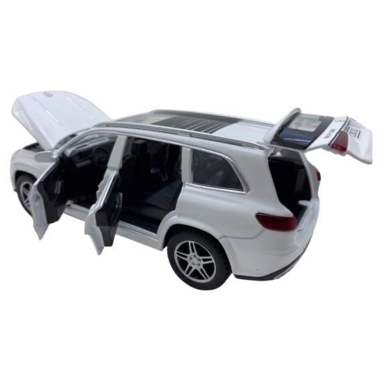 Macheta metal Mercedes Benz GLS lumini sunete 1:28