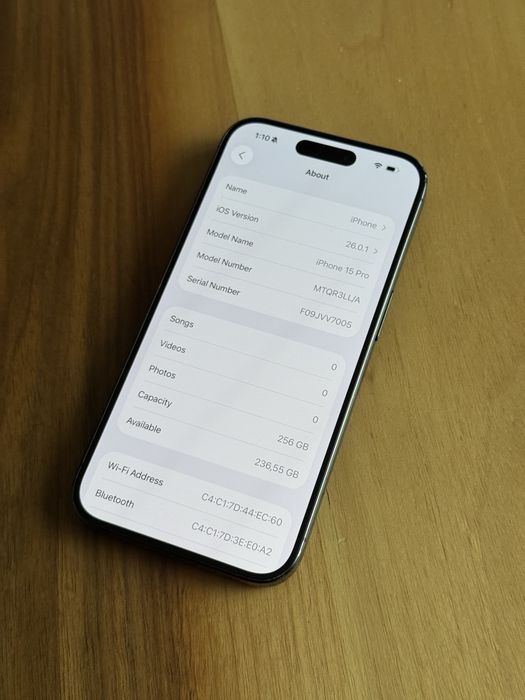 Iphone 15 Pro 256GB