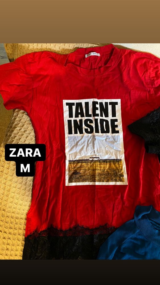 ZARA, HM блузи потници, бюстие S M
