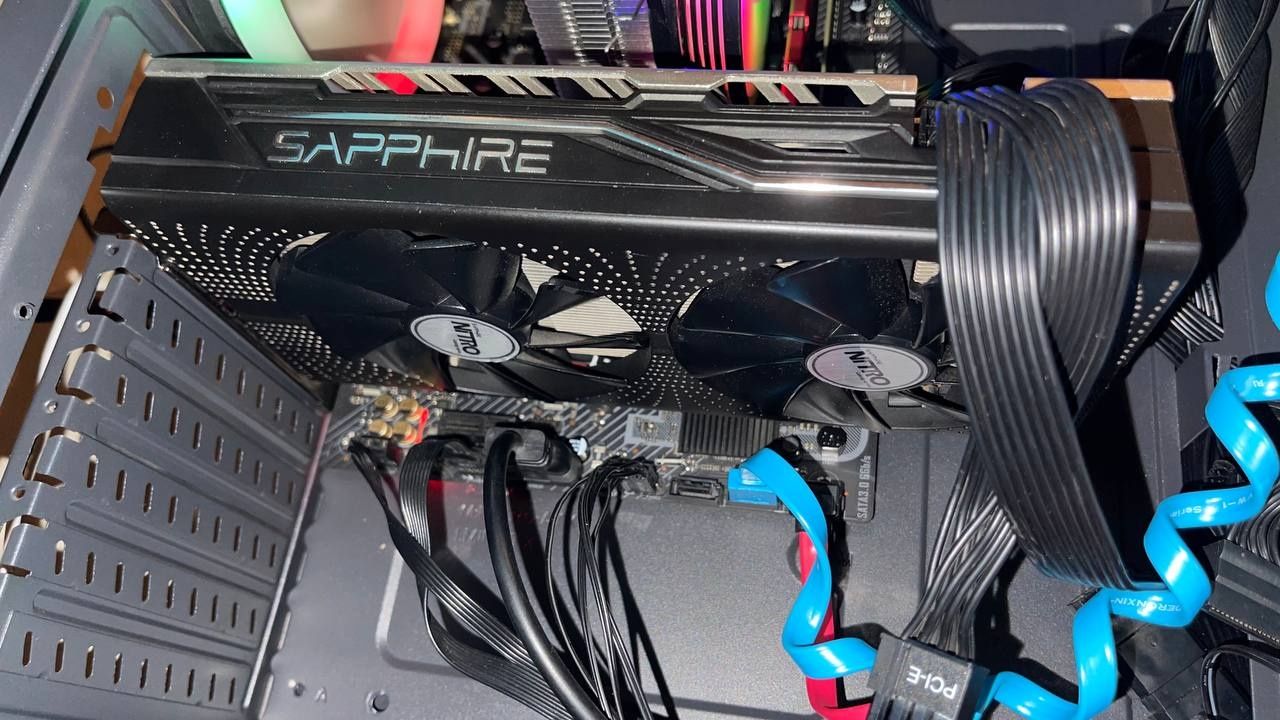 Видеокарта rx580 8gb nitro