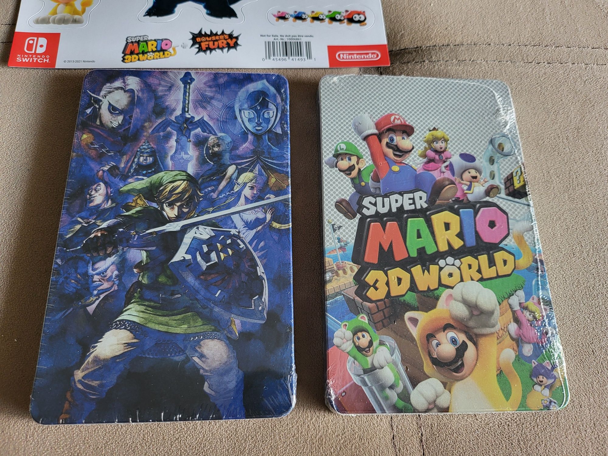 Zelda и Mario steelbook