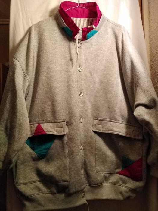 Geaca groasa model modern, bumbac cu reion