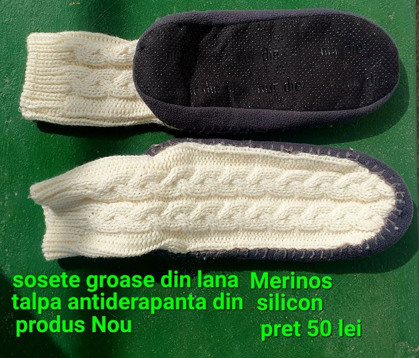 Sosete groase lana merinos / nou