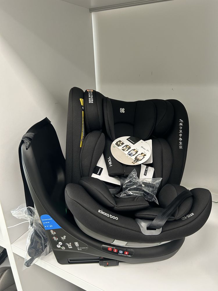 НОВ МОДЕЛ! Столчета за кола i-Roll i-size isofix 360 въртене КРАШ ТЕСТ