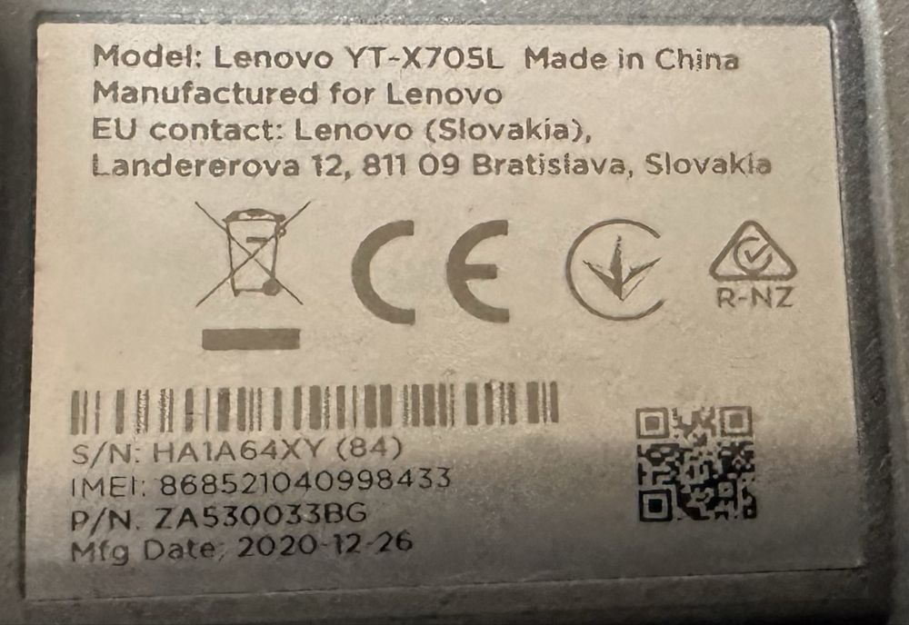 таблет Lenovo Yoga Smart Tab YT-X705L