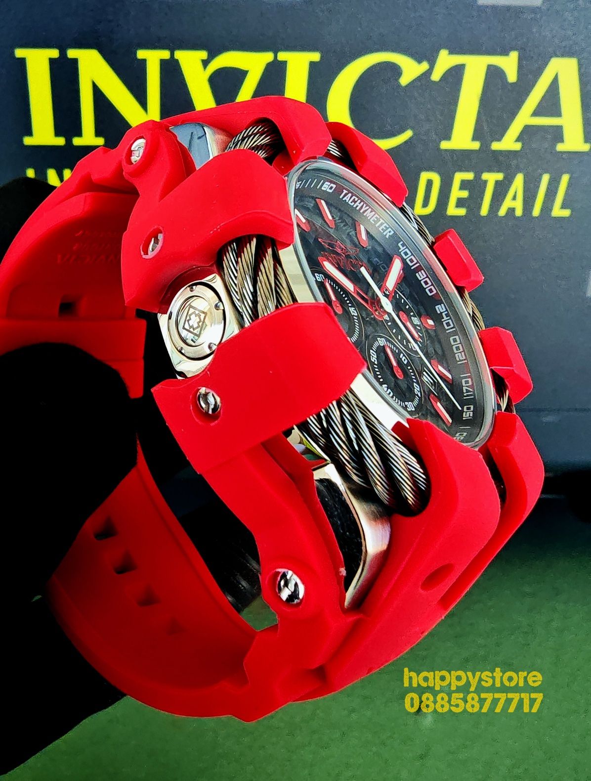 INVICTA Shock Red 54 mm, Инвикта нов ръчен часовник