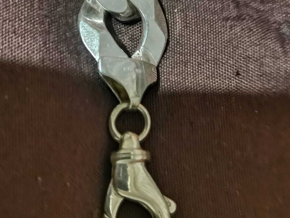 Масивен сребърен ланец 925 italy