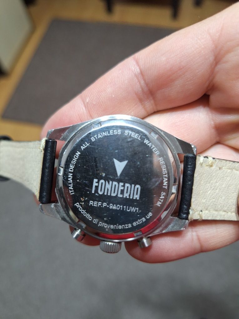 Ceas Fonderia cronograf panda dial homage Rolex Daytona