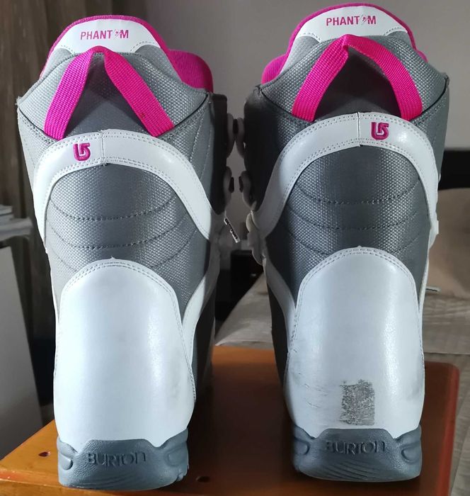Ghete de snowboard Burton Coco Phantom roz alb, mărime 37 pentru femei