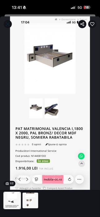 Dormitor Valencia complet