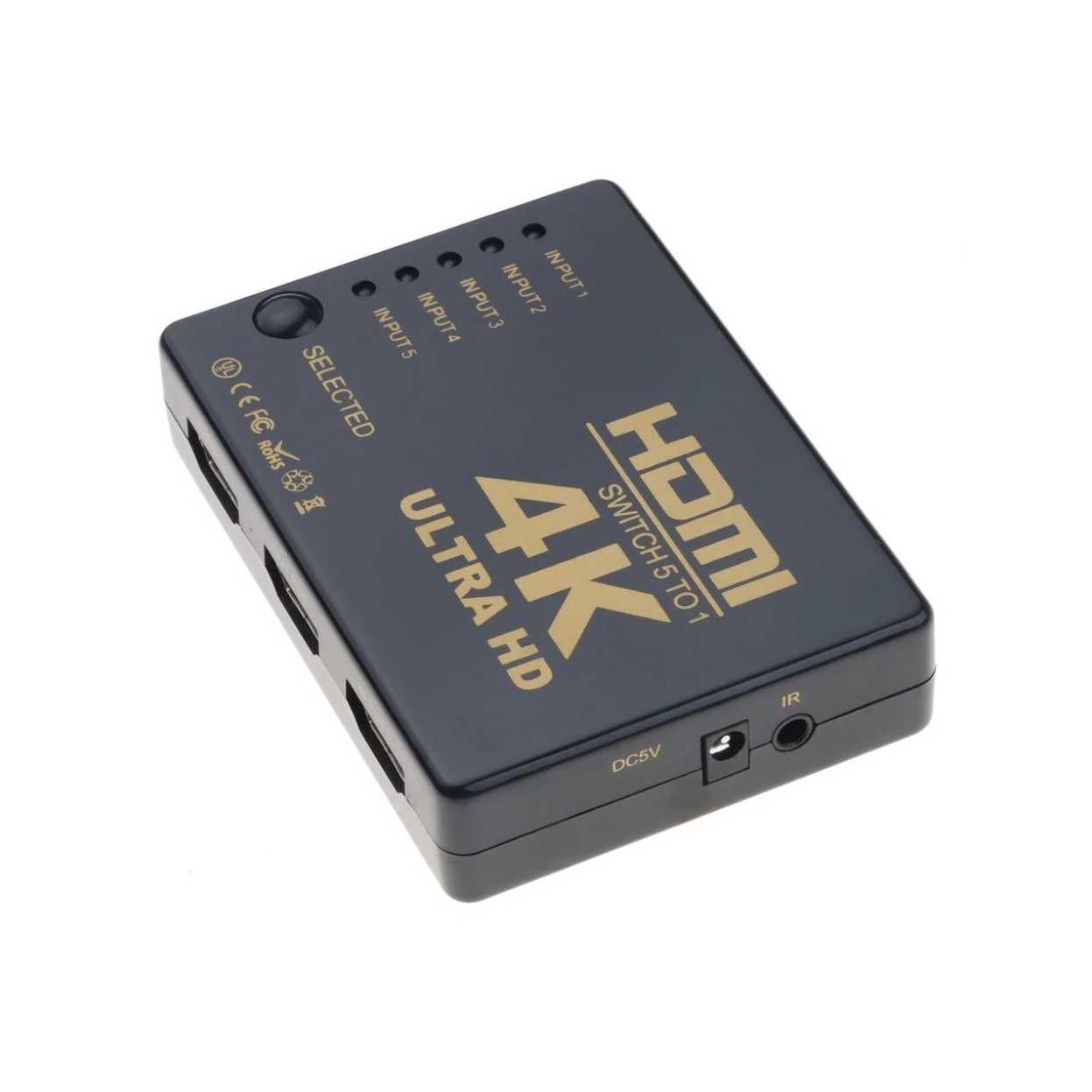 Свич switch HDMI 5 портов 4K UH-501