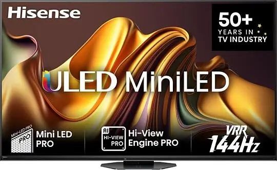 Нов MINI LED телевизор Hisense 65" (165.1 см) 65U8NQ, Smart TV, 4K