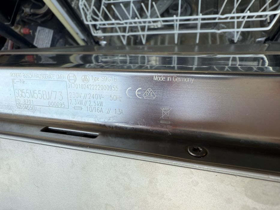* BOSCH s9g1b посудомойка оригинал Germany встраиваемая (невключается