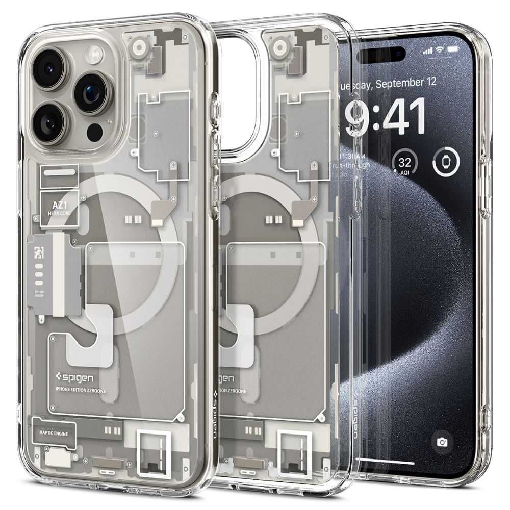 Magsafe Калъф за iPhone 15 Pro, SPIGEN Zero One Ultra Hybrid Case