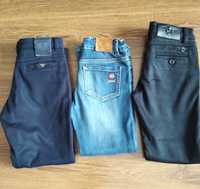 Утеплённые джинсы на 8-9 лет