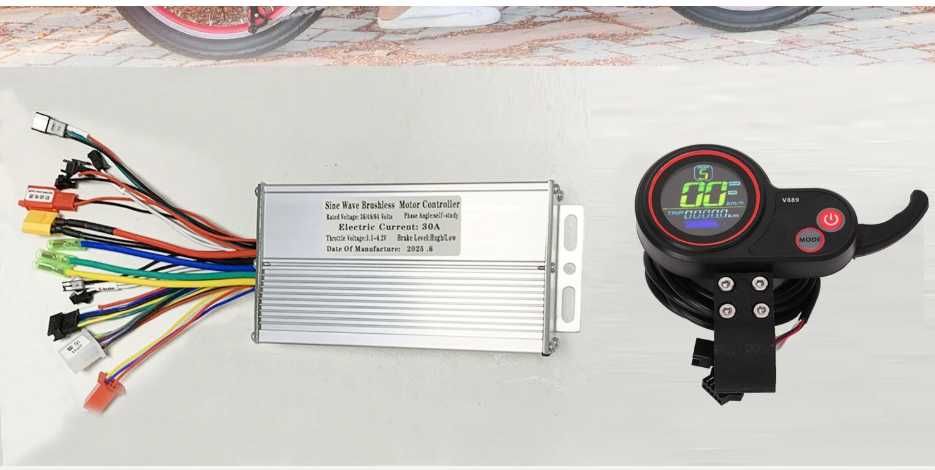set display cu acceleratie,controler si frana electrica 24V/36V 350W