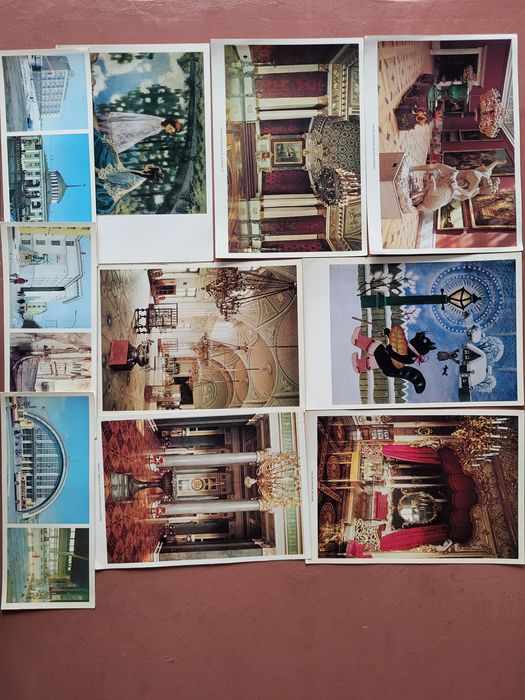 Lot 135 cărți poștale tematici diverse, 1970-1980, alb-negru și color